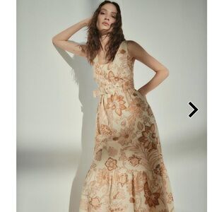 Mango MNG Floral boho Maxi Dress